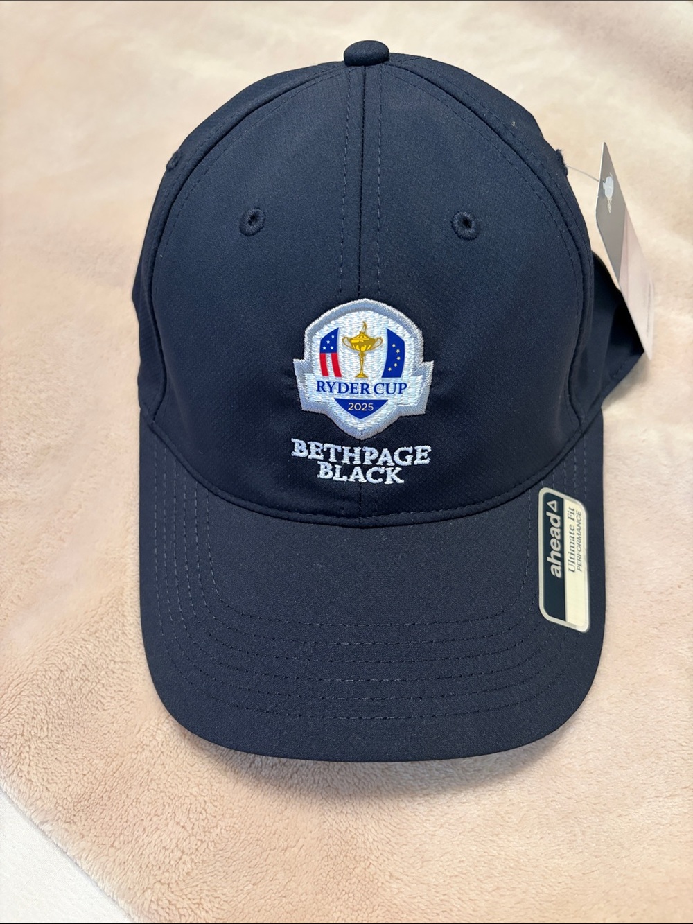 Ahead Bethpage Black Ryder Cup 2025 Embroidered Navy Golf Hat